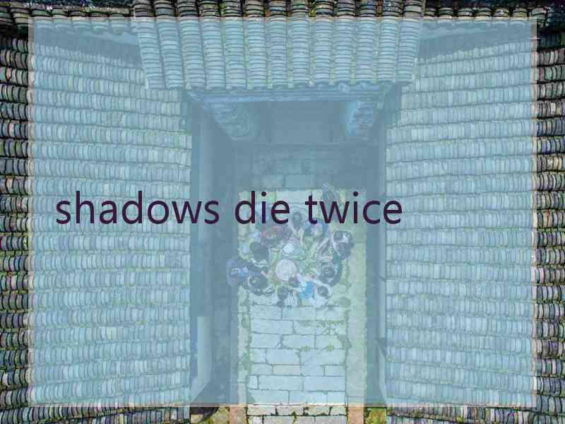 shadows die twice