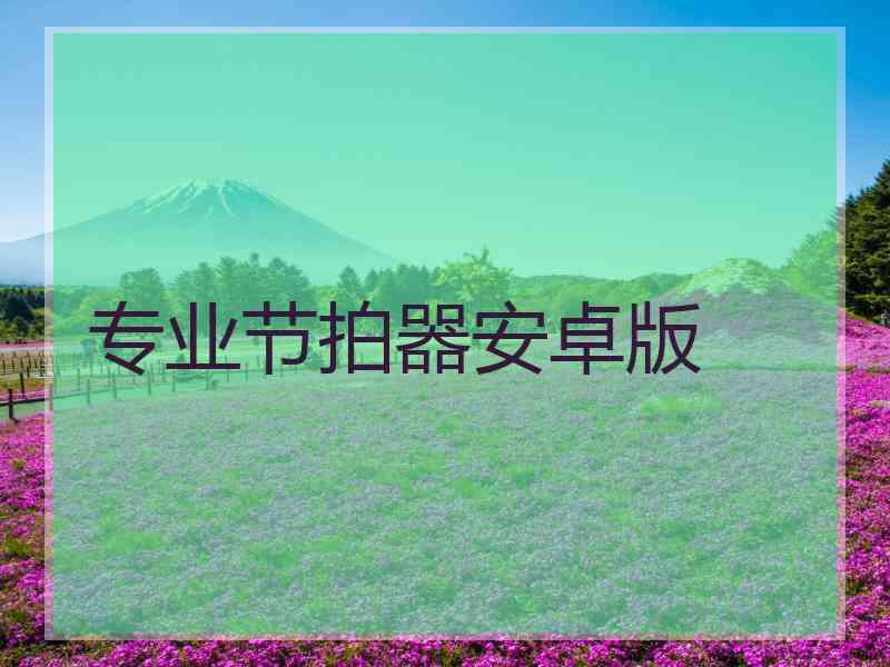 专业节拍器安卓版 专业节拍器安卓版