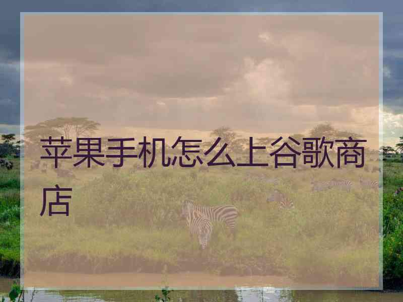 苹果手机怎么上谷歌商店 苹果手机怎么上谷歌商店