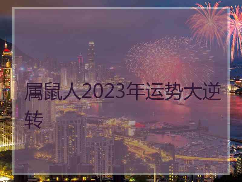 属鼠人2023年运势大逆转 属鼠人2023年运势大逆转