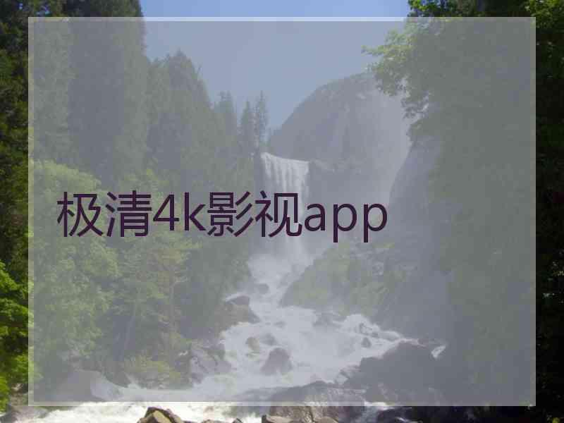 极清4k影视app
