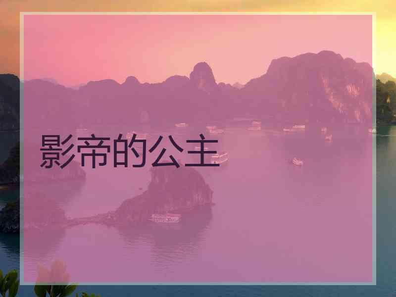 影帝的公主 影帝的公主