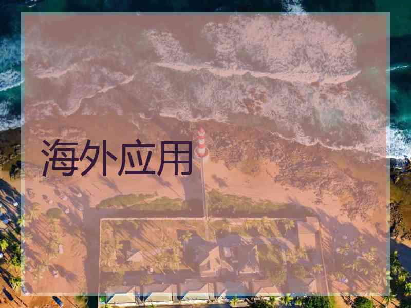 海外应用 海外应用