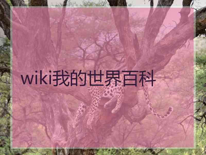 wiki我的世界百科 wiki我的世界百科