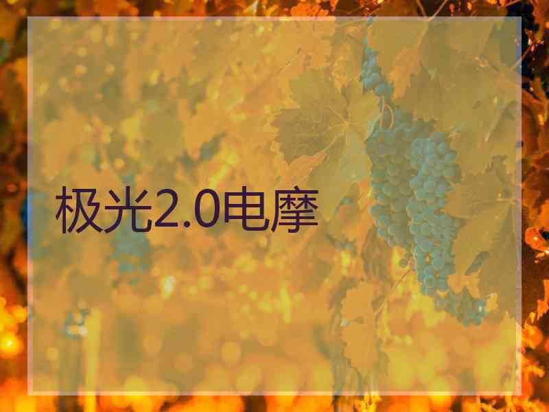 极光2.0电摩 极光2.0电摩