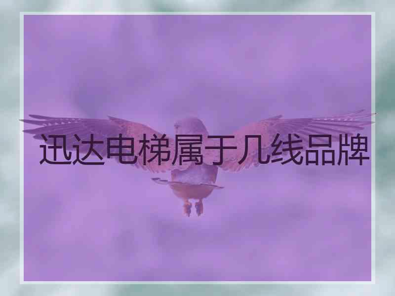 迅达电梯属于几线品牌 迅达电梯属于几线品牌