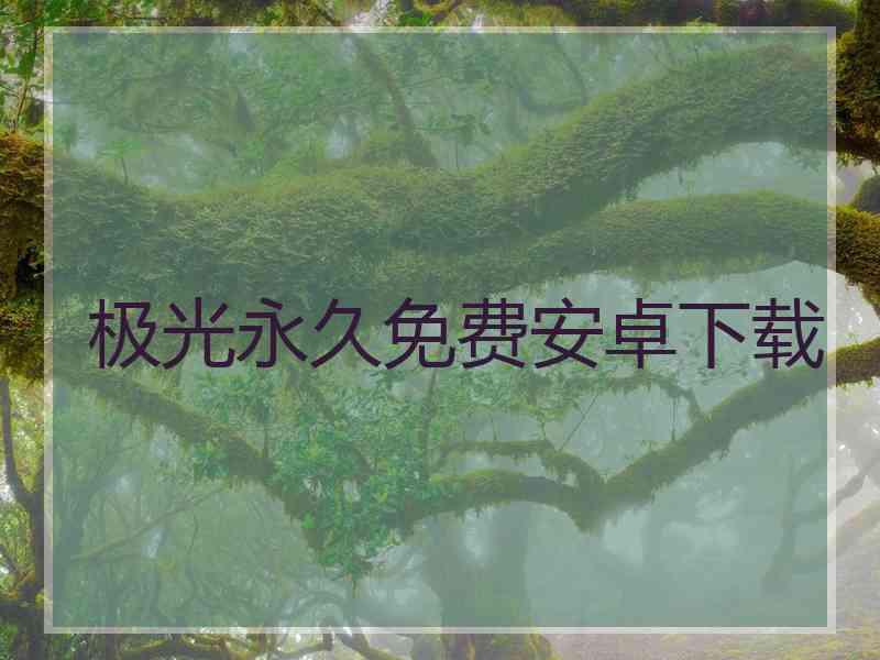 极光永久免费安卓下载 极光永久免费安卓下载