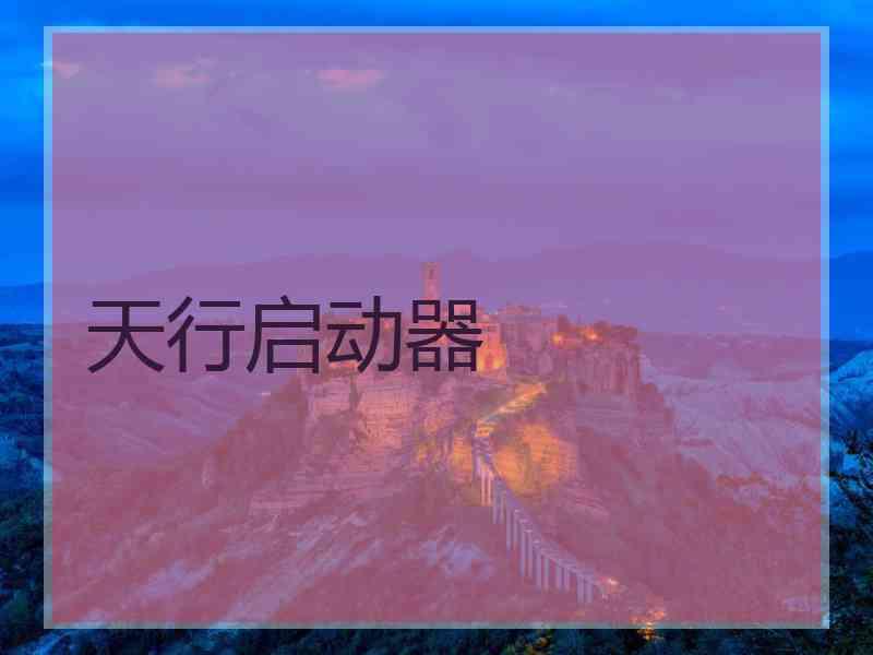 天行启动器 天行启动器