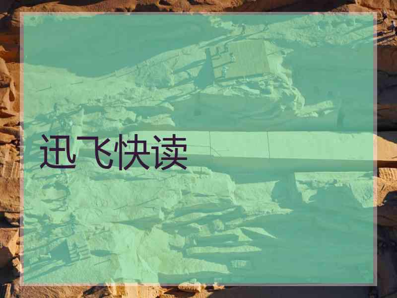 迅飞快读 迅飞快读
