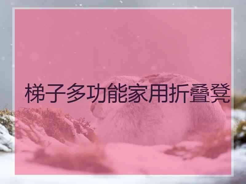 梯子多功能家用折叠凳
