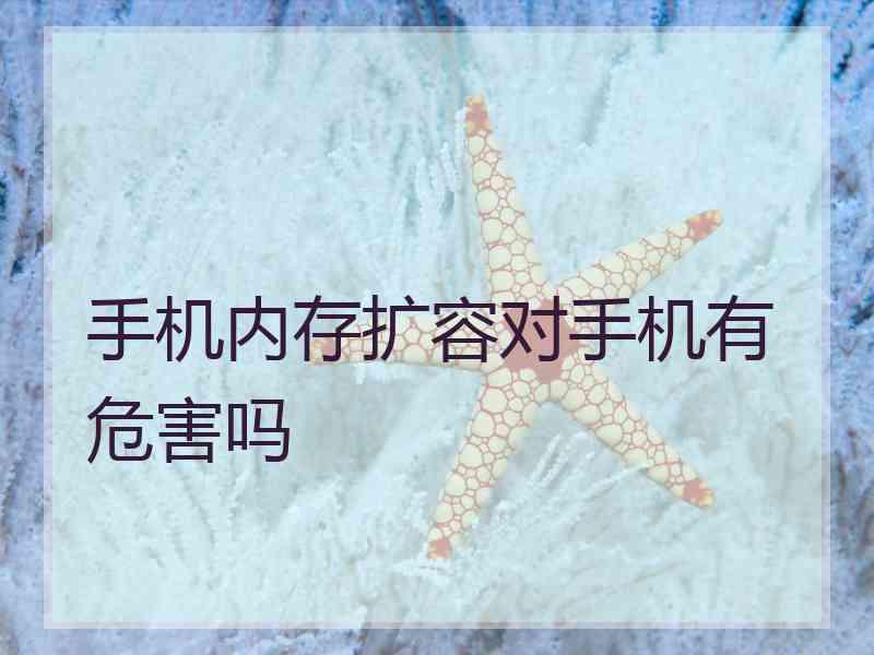 手机内存扩容对手机有危害吗