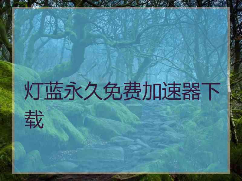灯蓝永久免费加速器下载