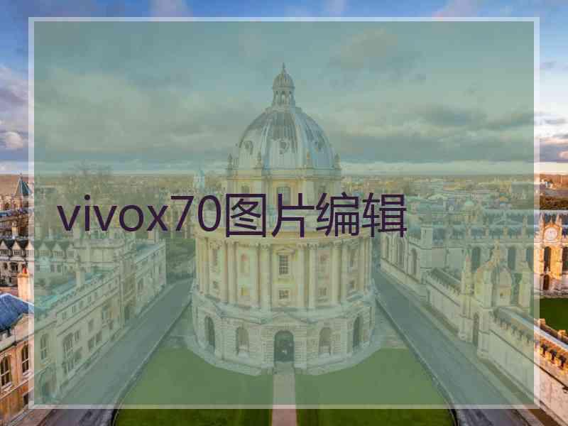 vivox70图片编辑
