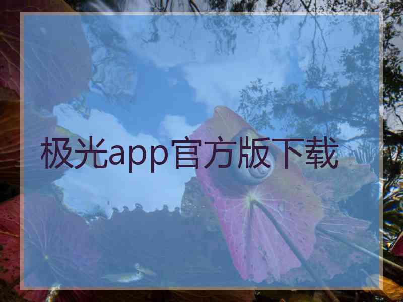 极光app官方版下载