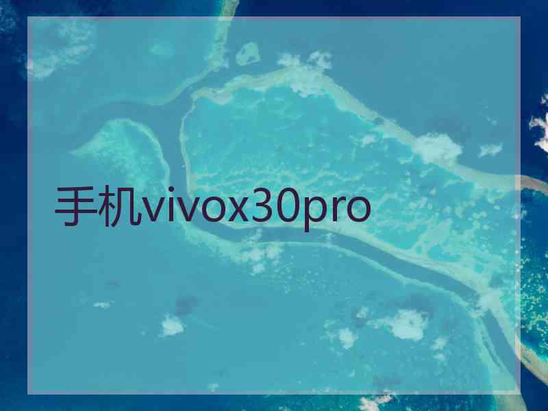 手机vivox30pro