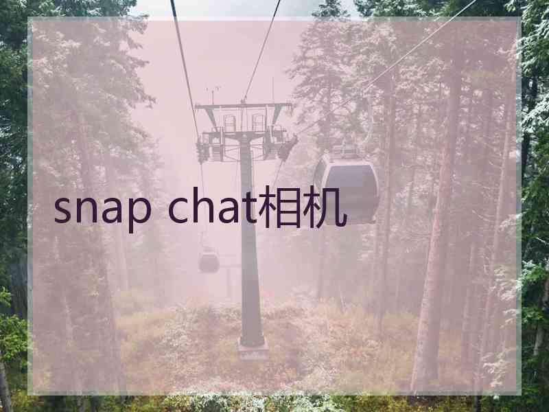snap chat相机
