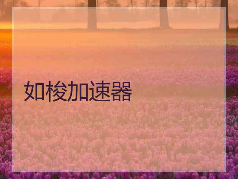 如梭加速器