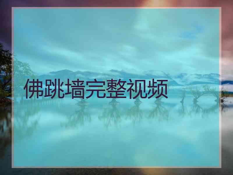 佛跳墙完整视频