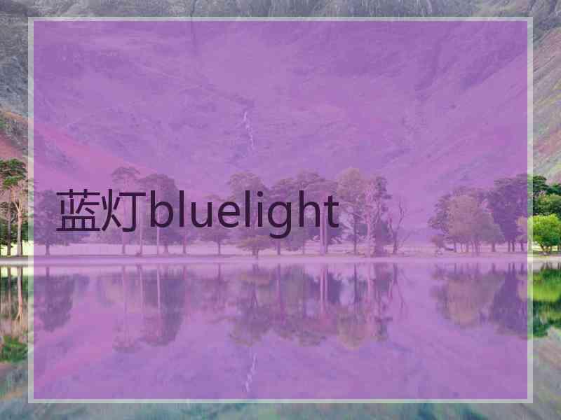 蓝灯bluelight