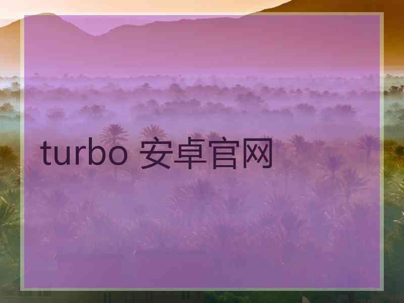 turbo 安卓官网