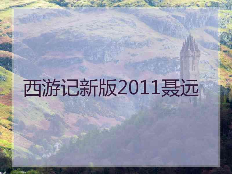 西游记新版2011聂远
