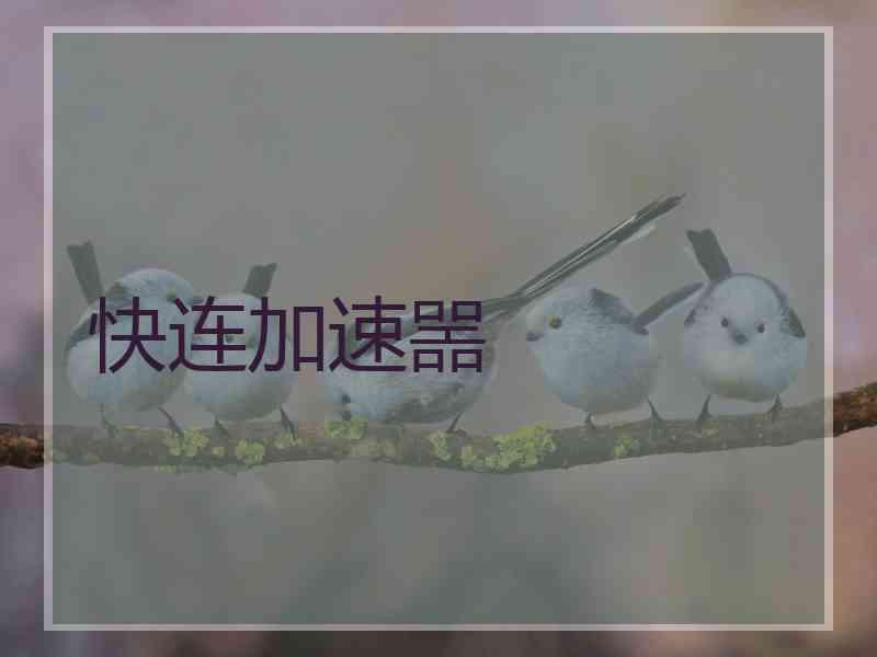 快连加速噐