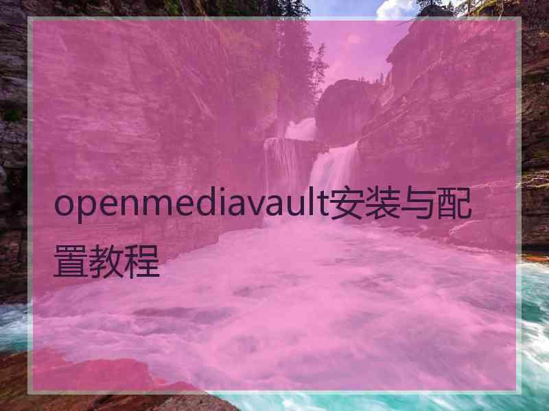 openmediavault安装与配置教程