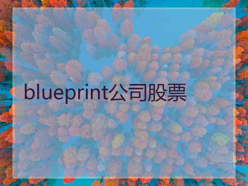 blueprint公司股票