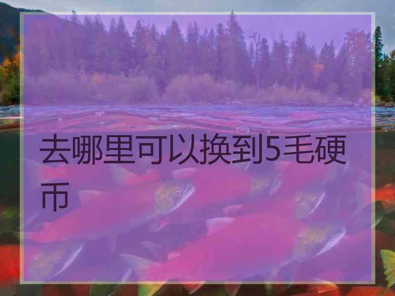 去哪里可以换到5毛硬币