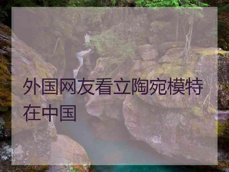 外国网友看立陶宛模特在中国