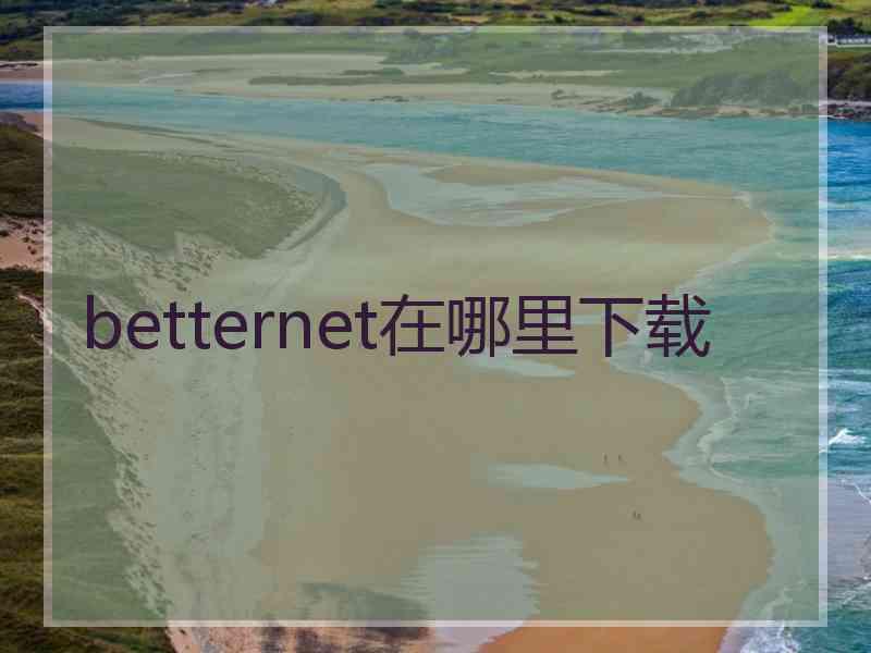 betternet在哪里下载