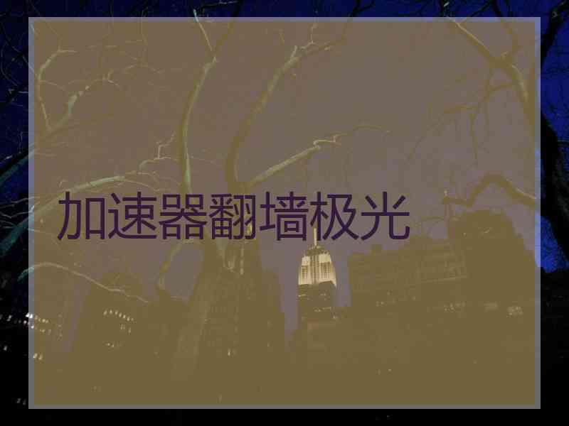加速器翻墙极光