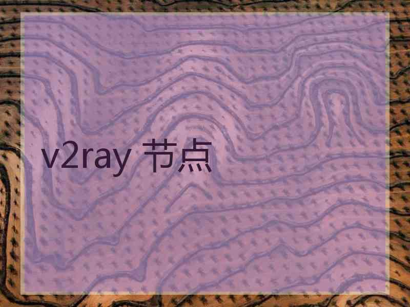v2ray 节点
