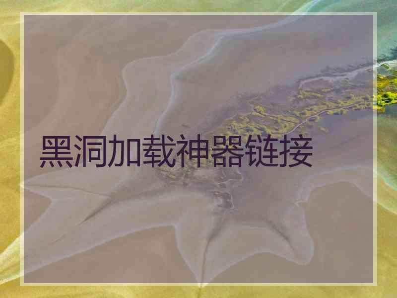 黑洞加载神器链接