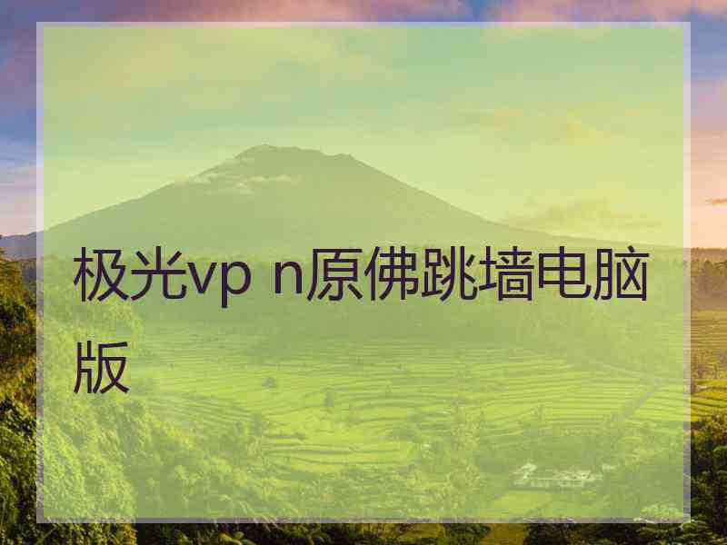 极光vp n原佛跳墙电脑版