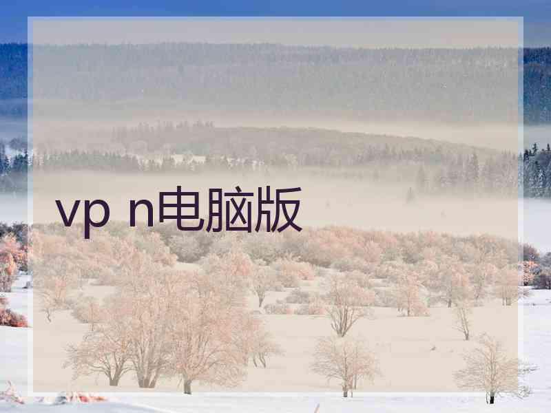 vp n电脑版