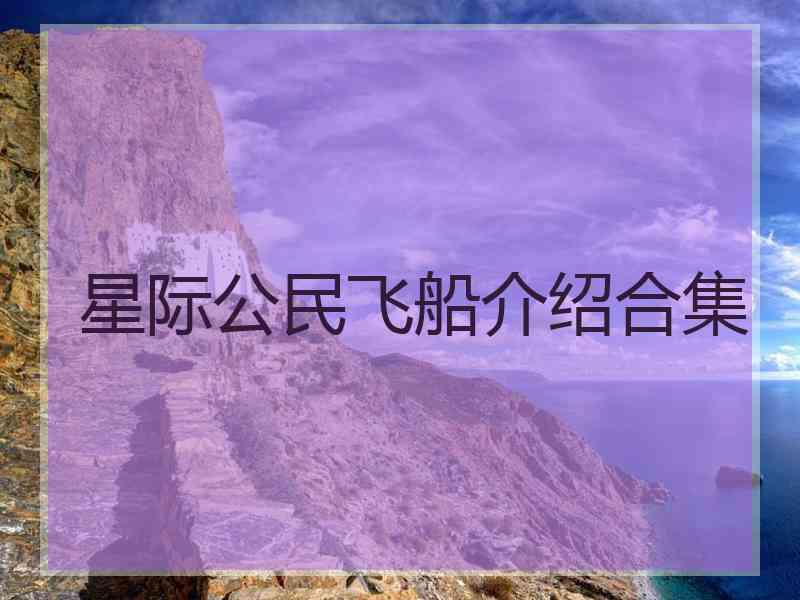 星际公民飞船介绍合集