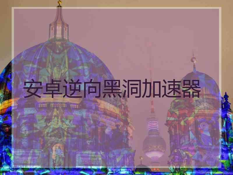 安卓逆向黑洞加速器