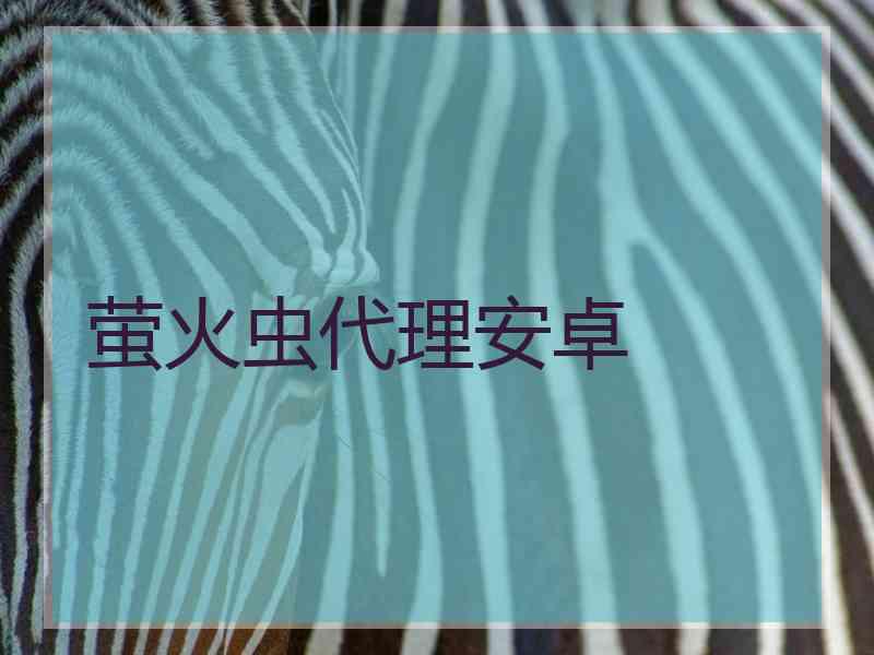 萤火虫代理安卓