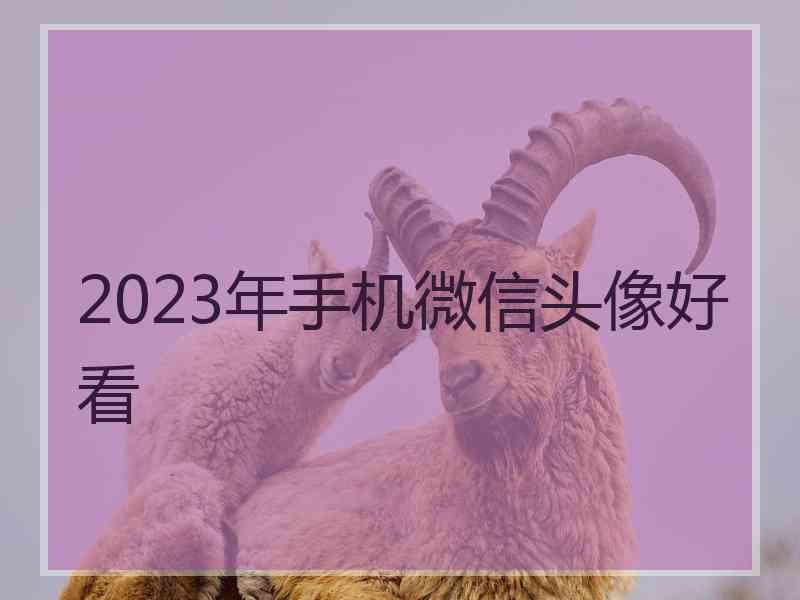 2023年手机微信头像好看