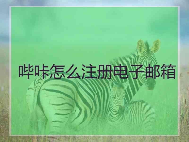 哔咔怎么注册电子邮箱