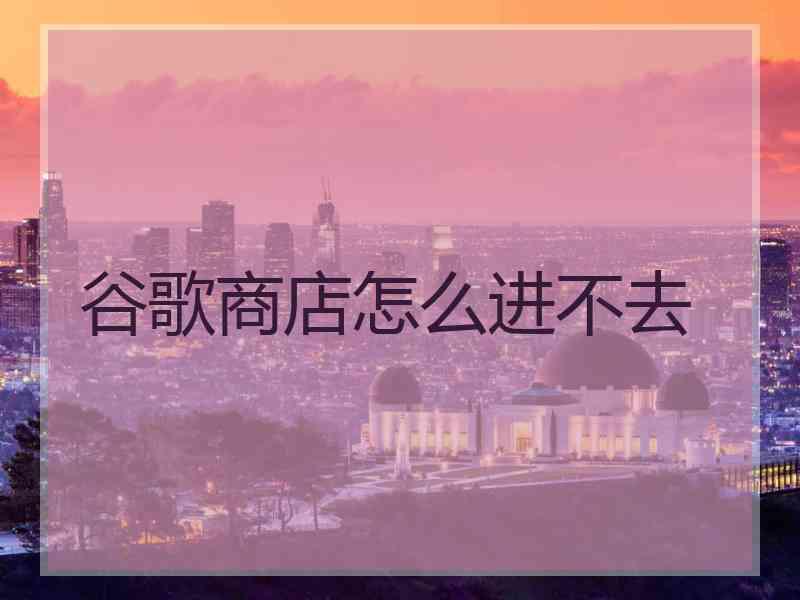 谷歌商店怎么进不去