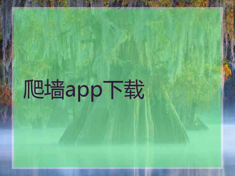 爬墙app下载