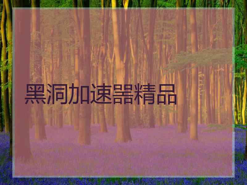 黑洞加速噐精品