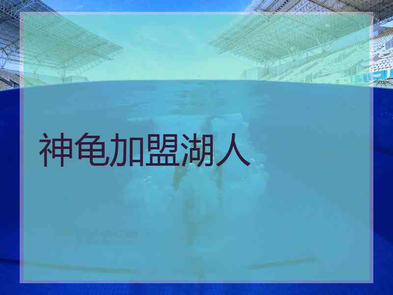 神龟加盟湖人