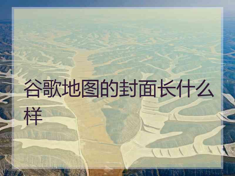 谷歌地图的封面长什么样