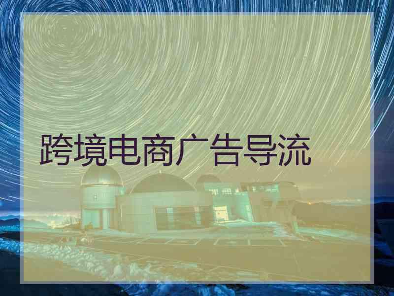 跨境电商广告导流