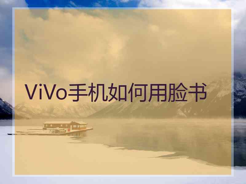 ViVo手机如何用脸书