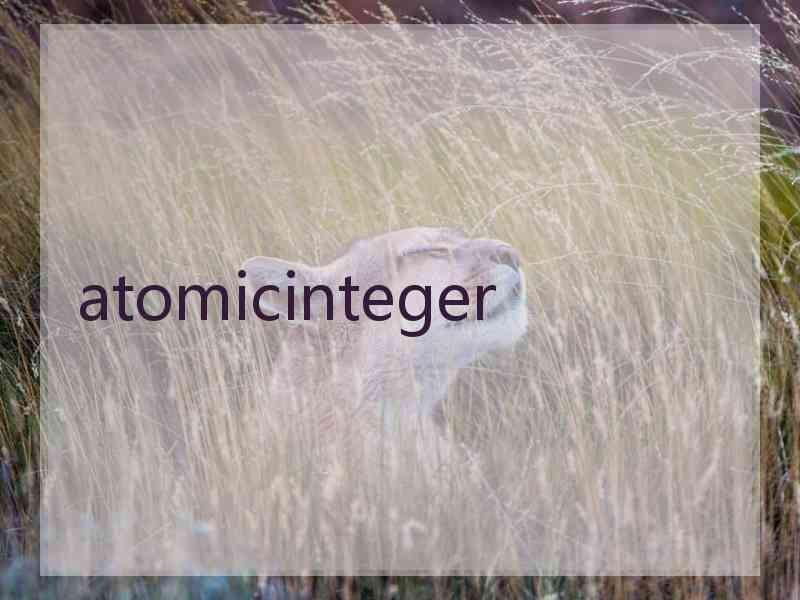 atomicinteger