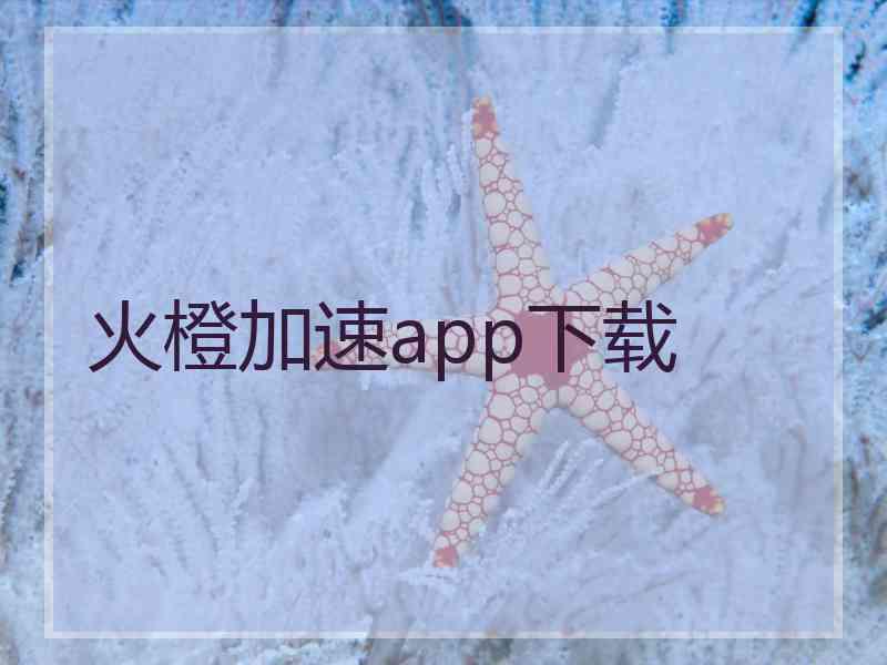 火橙加速app下载
